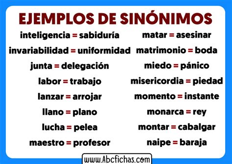 sinonimo del|sinónimos.